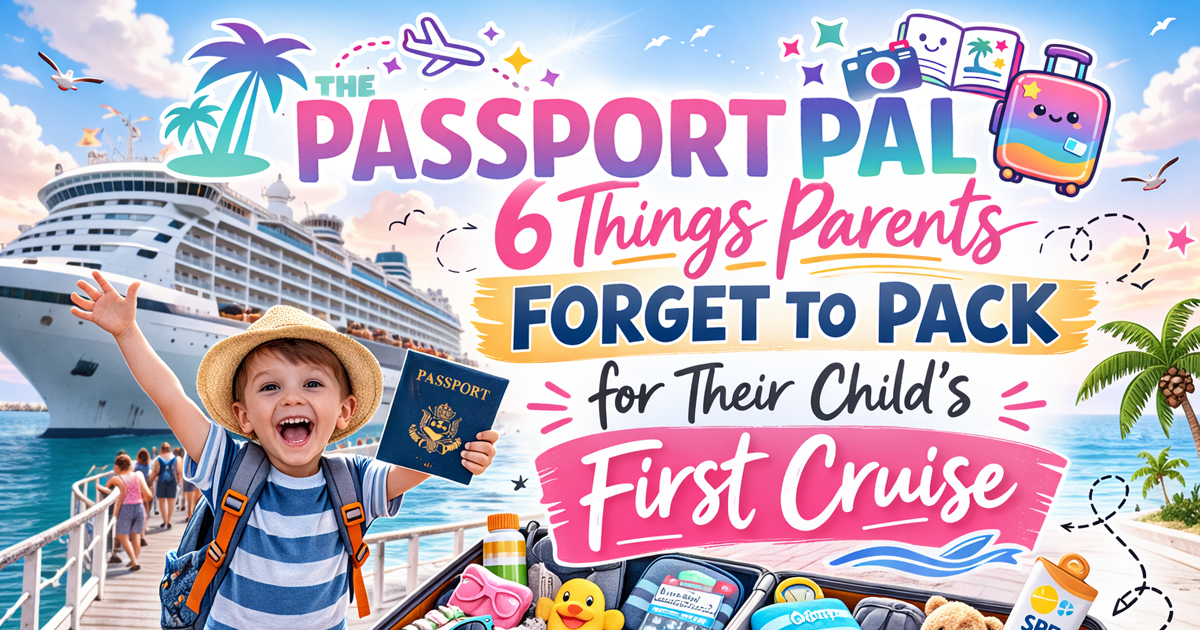 6 Things Parents Forget to Pack for Their Child's First Cruise